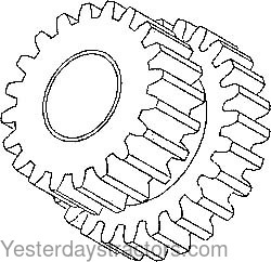 Allis Chalmers WC Gear 70226113