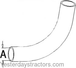 Allis Chalmers D17 Radiator Hose 70229636