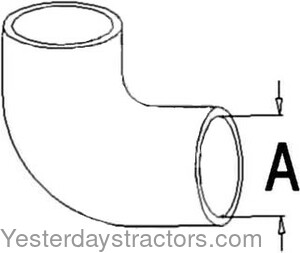 Allis Chalmers D10 Radiator Hose 70231965