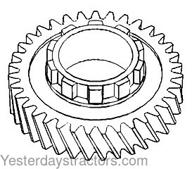 Allis Chalmers 170 Second Mainshaft Gear 70232408