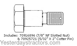 Allis Chalmers 185 Pivot Pin Assembly 70235154