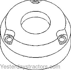 Allis Chalmers 185 Brake Friction Plate 70237215