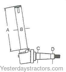 Allis Chalmers D17 Spindle 70237434