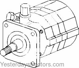 Allis Chalmers D17 Power Steering Pump 70240066