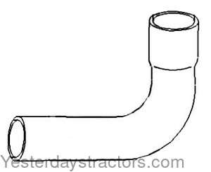 Allis Chalmers 190 Radiator Hose Upper 70243014