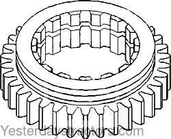 Allis Chalmers 180 Sliding Gear Transmission Mainshaft 70246535