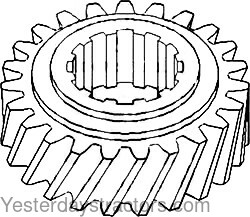 Allis Chalmers 200 Third Gear Transmission Countershaft 70246543