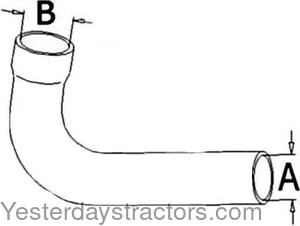 Allis Chalmers 200 Radiator Hose 70256331