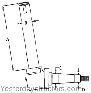 Allis Chalmers 7000 Spindle 70261052