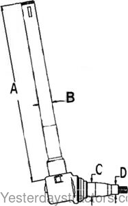 Allis Chalmers 8030 Spindle 70262663