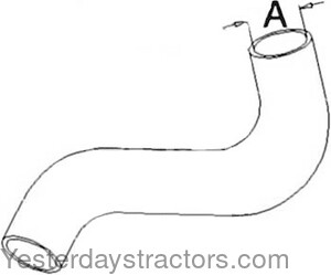 Allis Chalmers 6070 Radiator Hose 70263407