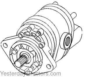 Allis Chalmers 6060 Hydraulic Pump 70270905