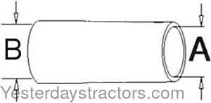 Allis Chalmers 8030 Radiator Hose 70273688