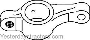 Allis Chalmers 7045 Rocker Arm 70277421