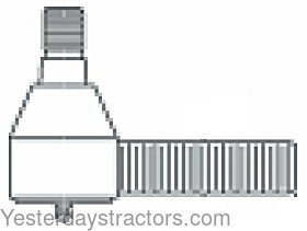 Allis Chalmers 6080 Tie Rod End 72093532