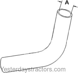 Allis Chalmers 5030 Radiator Hose 72098549