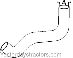 Allis Chalmers 5015 Radiator Hose 72100734