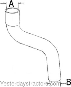 Allis Chalmers 5220 Radiator Hose 72104365