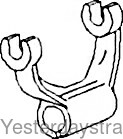 Oliver 1550 Release Bearing Fork 72160045