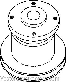 Massey Ferguson 203 Water Pump Pulley 731280M1