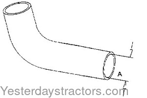 Massey Ferguson 4500 Radiator Hose 732443M1