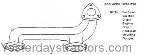 Massey Ferguson 302 Manifold 732813M1