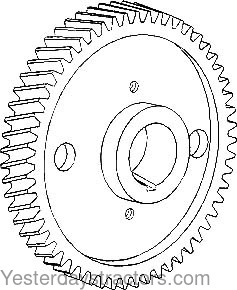 Massey Ferguson 300 Camshaft Gear 736254M1