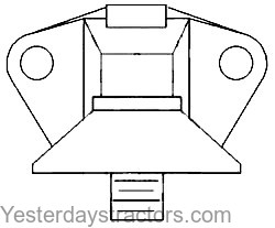 Massey Ferguson 165 Spin-On Oil Filter Head 741614M1