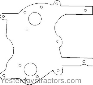 Massey Ferguson 294 4 Timing Gear Housing Gasket 742474M1