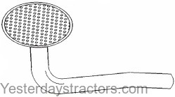 Massey Ferguson 50 Pick-Up Tube and Strainer 743057M91