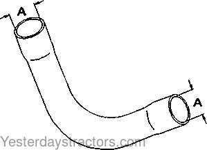 Ferguson TEF20 Radiator Hose 825657M1