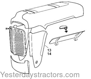 Ferguson FE35 Side Panel 826815M91