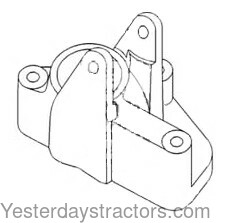 Massey Ferguson 240 Brake Lever Bracket 847705M2