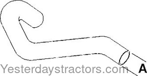 Massey Ferguson 178 Air Inlet Hose 883680M1