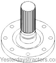 Massey Ferguson 250 Axle Shaft 884847M1