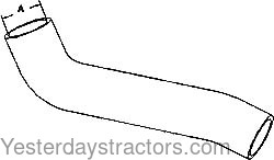 890258M1 Air Cleaner Hose 890258M1