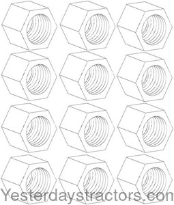 Massey Ferguson 245 Ring Gear Nut 891947M1