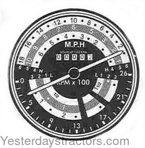 898465M92 Tractormeter - Illuminated 898465M92