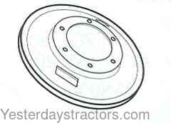 Ford 8N Brake Backing Plate 8N2255