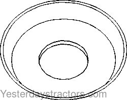 Ford NAA Steering Shaft Gear Thrust Bearing Retainer 8N33581