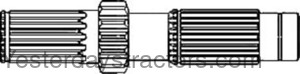 Massey Ferguson 1085 Countershaft 906472M2