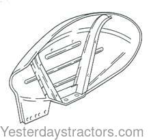 Ford Dexta Fender 957E16312C