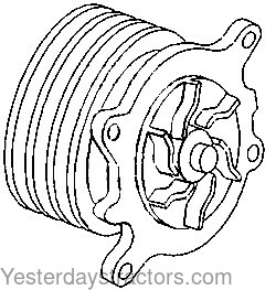 Oliver White 4 175 Water Pump 9N1249-R