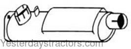 Case 2090 Muffler A147065