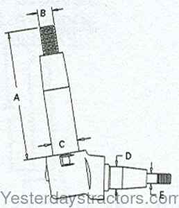 Case 470 Front Spindle A149613