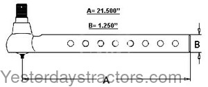 Case 2094 Tie Rods A160197