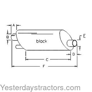 Case 4490 Muffler A162464