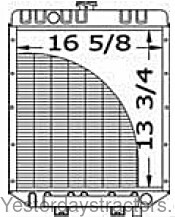 Case 1818 Radiator A173836