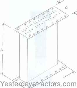 AA396R Radiator Core AA396R