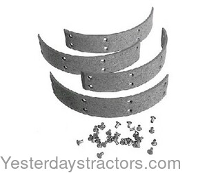 John Deere 720 Brake Linings With Rivets AA4253R